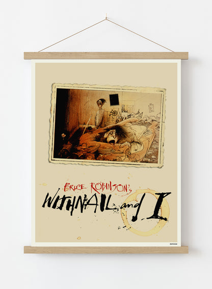 Withnail and I Ralph Steadman Vintage Poster Wall Art Print 30x40cm Hanger