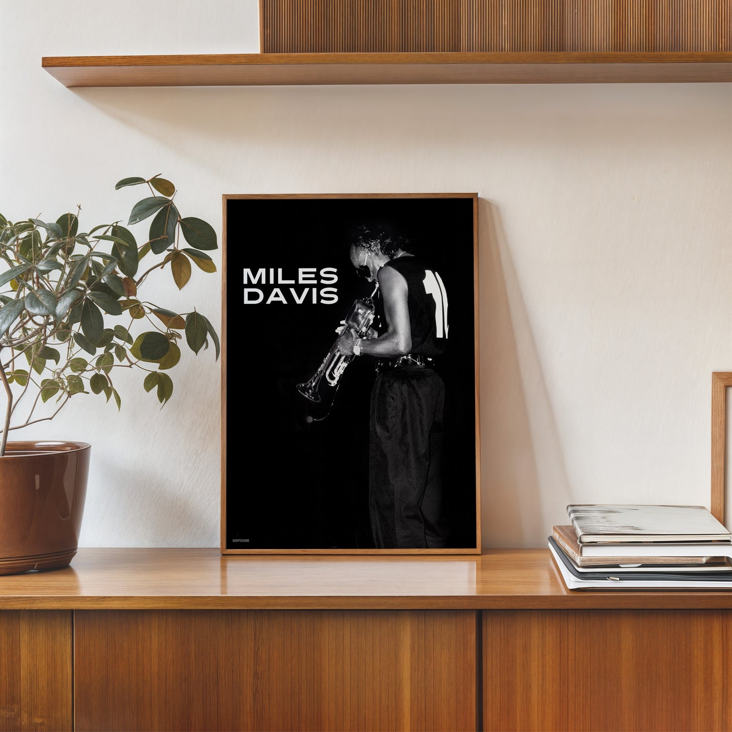 Miles Davis, Den Haag, 1986 Poster Art Print 30x40m