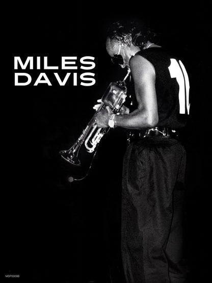 Miles Davis, Den Haag, 1986 Poster Art Print 30x40m