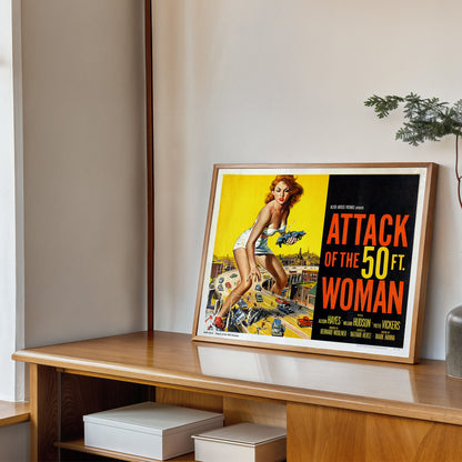 Attack of the 50ft Woman Movie Poster Art Print 30x40cm