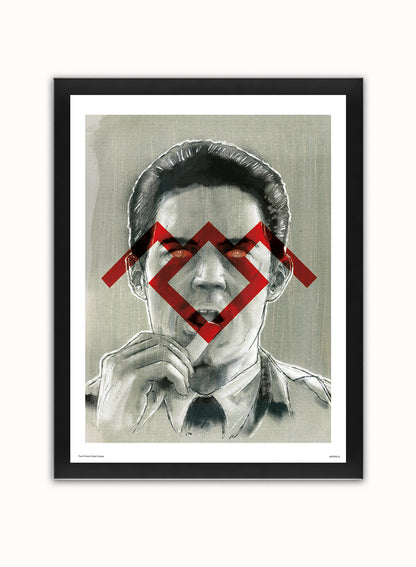 Twin Peaks Dale Cooper Art Print Poster Vintage Poster Wall Art Print 30x40cm Black Frame