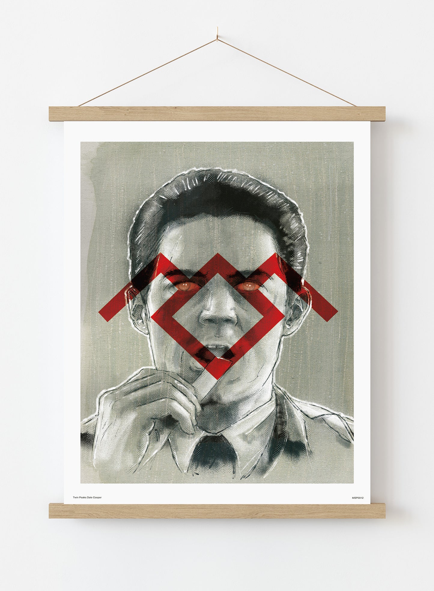 Twin Peaks Dale Cooper Art Print Poster Vintage Poster Wall Art Print 30x40cm Hanger