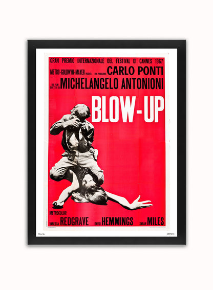 Blow up Art Print Poster Vintage Poster Wall Art Print 30x40cm Black Frame