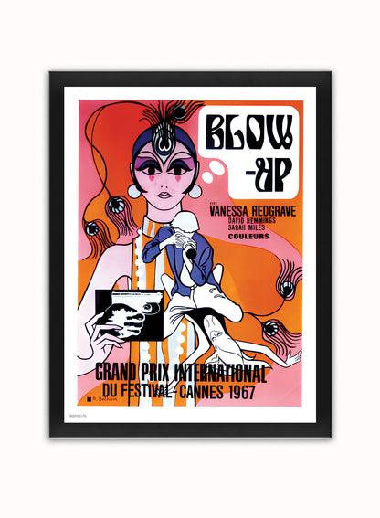 Blow Up Alternative Movie Poster Vintage Poster Wall Art Print 30x40cm Black Frame
