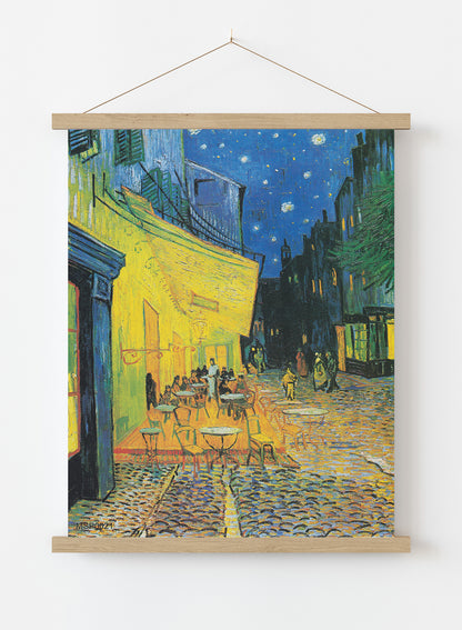 Van Gogh Cafe Terrace Vintage Poster Wall Art Print 30x40cm Hanger