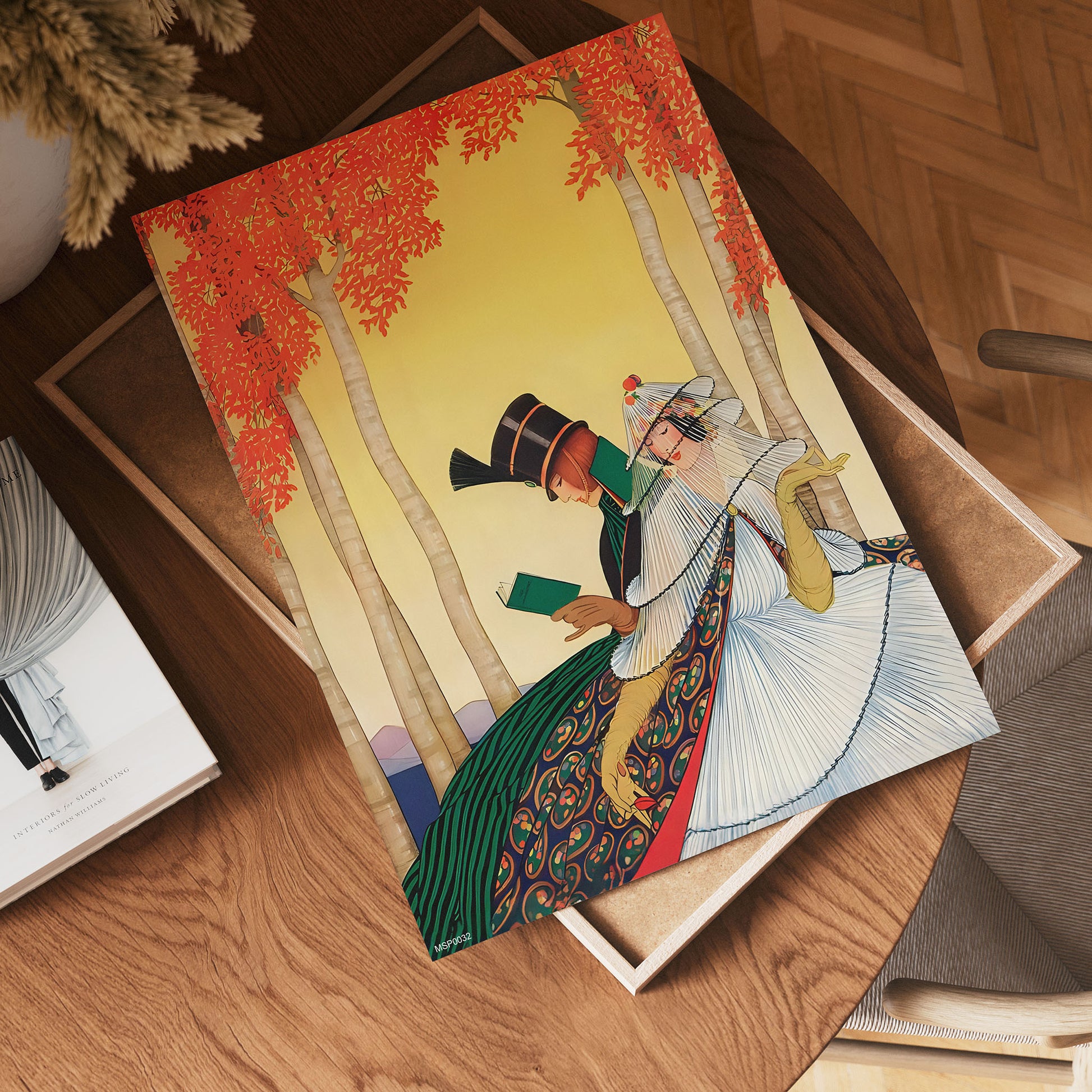 George Wolfe Plank Fashion Art Print  featured on Vogue Cover November 1915