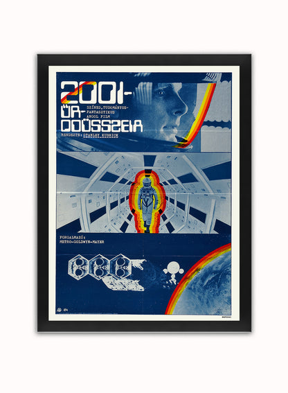 SPACE ODDYESSY Movie Poster Art Print Vintage Poster Wall Art Print 40x30cm Black Frame