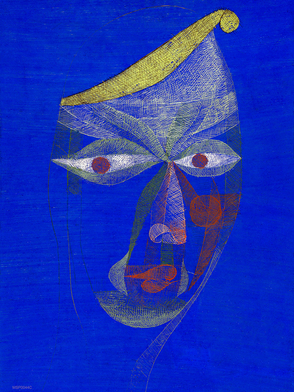Paul Klee (Portrait of an Oriental) Art Print 30x40cm