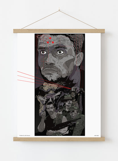 Predator Poster Poster Art Print Vintage Poster Wall Art Print 30x40cm Hanger