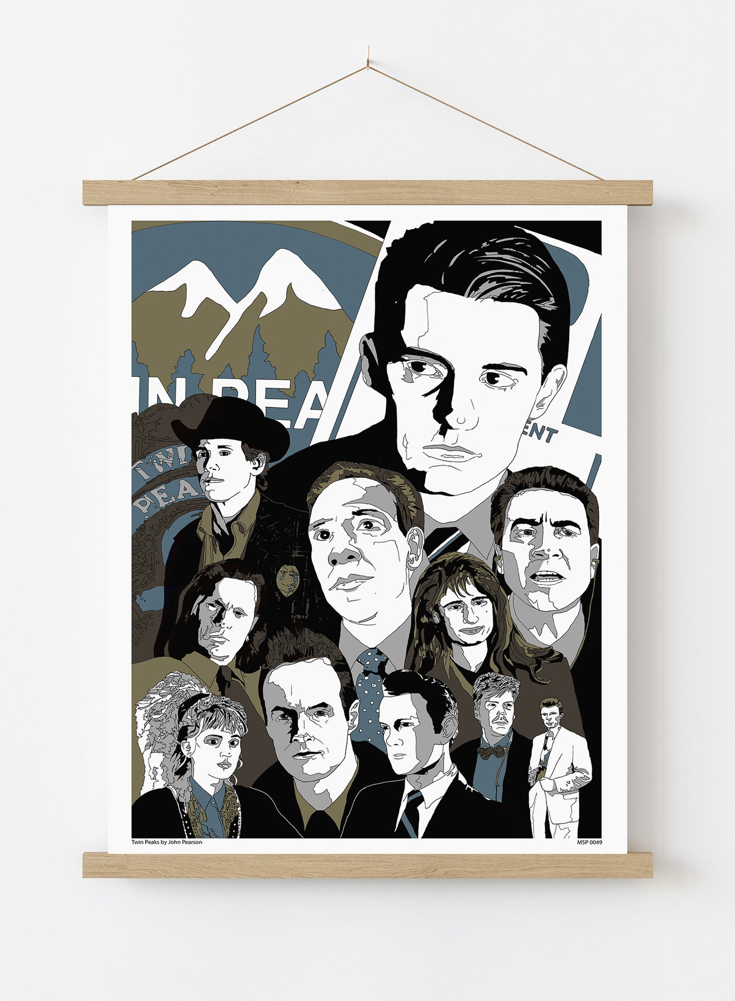 Twin Peaks Poster Art Print Vintage Poster Wall Art Print 30x40cm Hanger