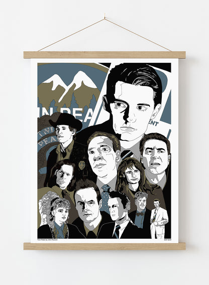 Twin Peaks Poster Art Print Vintage Poster Wall Art Print 30x40cm Hanger