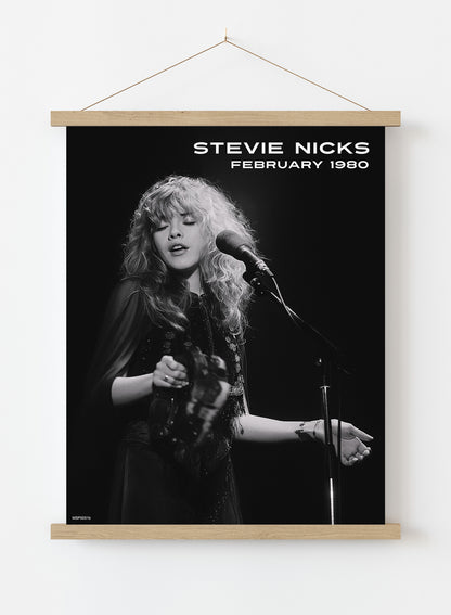 Stevie Nicks 1980 Poster Art Print 30x40m Vintage Poster Wall Art Print Hanger