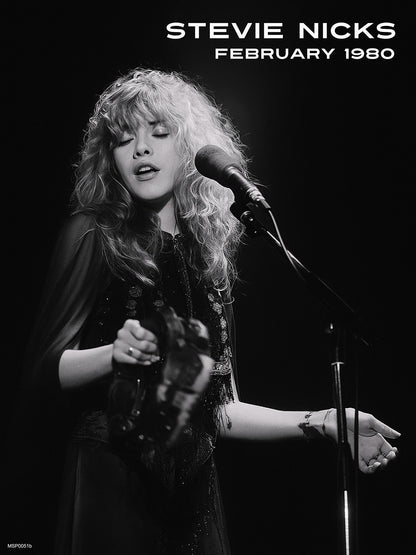 Stevie Nicks 1980 Poster Art Print 30x40m