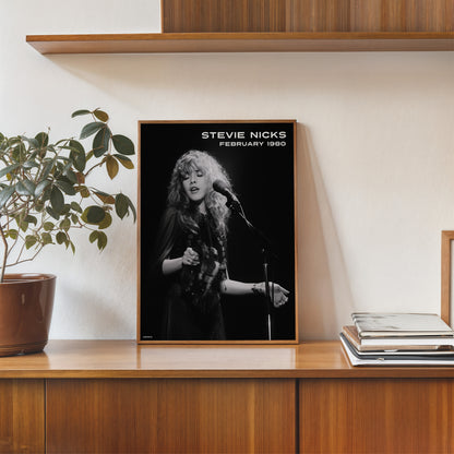 Stevie Nicks 1980 Poster Art Print 30x40m