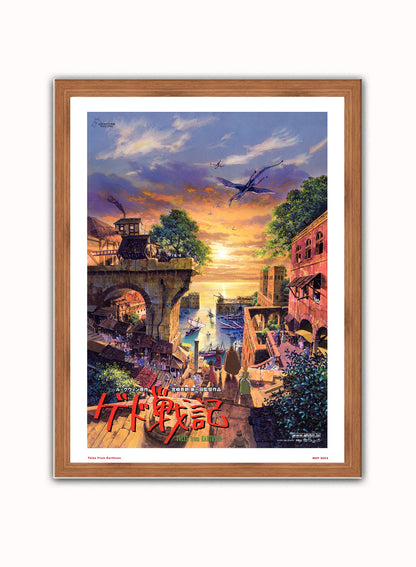 Tales From Earthsea Studio Ghibli Poster Art Print Vintage Poster Wall Art Print 30x40cm Dark Wood