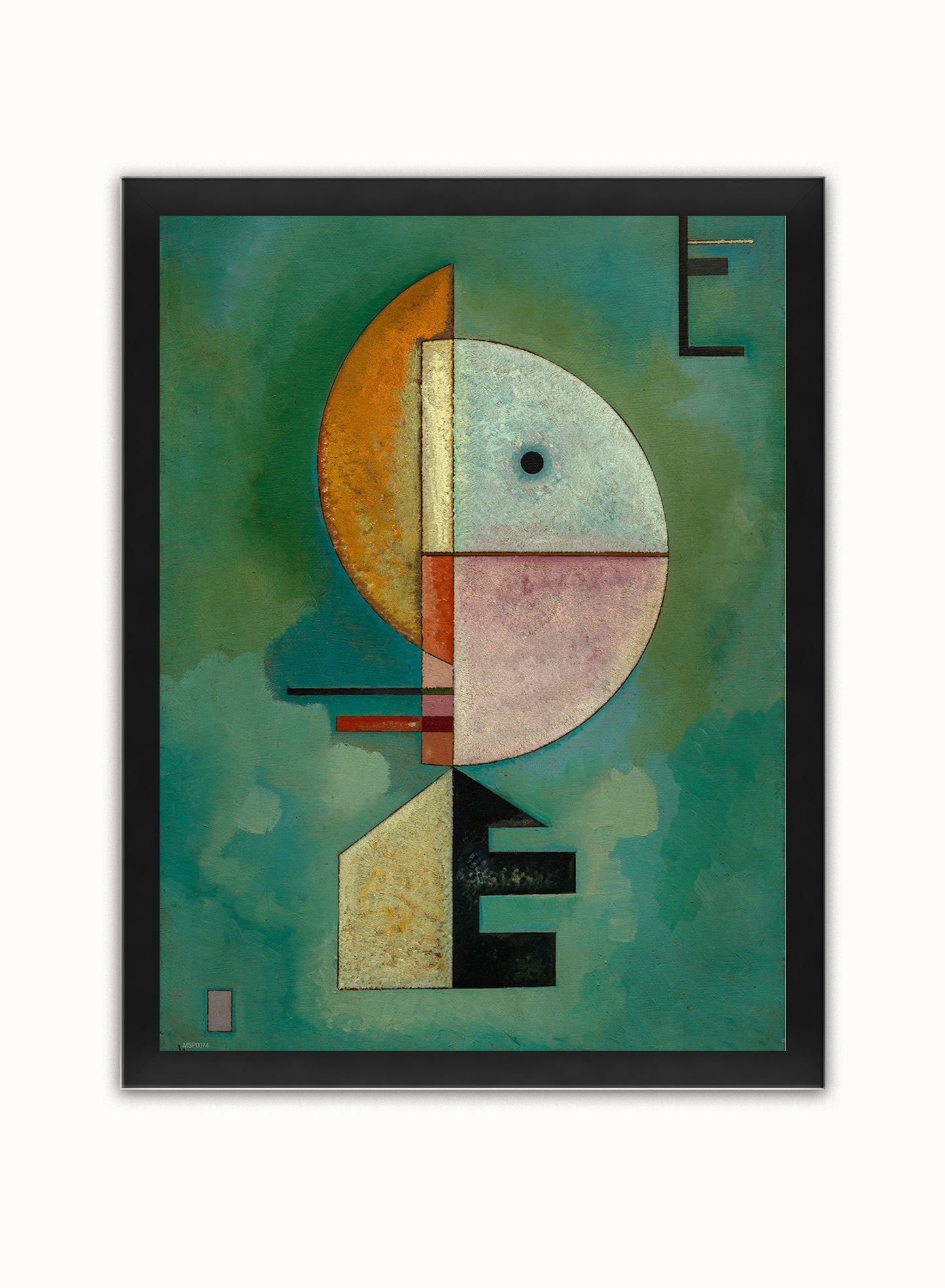 Upward Kandinsky Vintage Poster Wall Art Print 30x40cm Black Frame