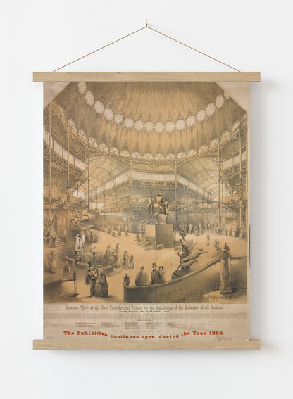 New York Palace Vintage Poster Wall Art Print 30x40cm Hanger