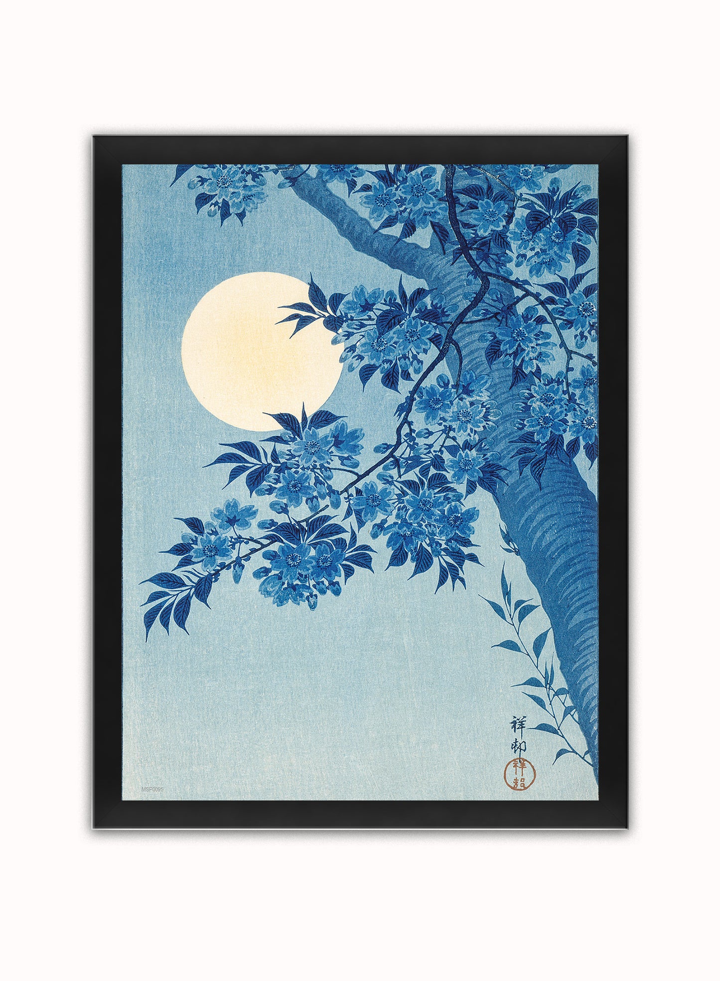 Japanese Art Print Print – Ohara Koson Japanese Wall Art 30x40cm Black Frame