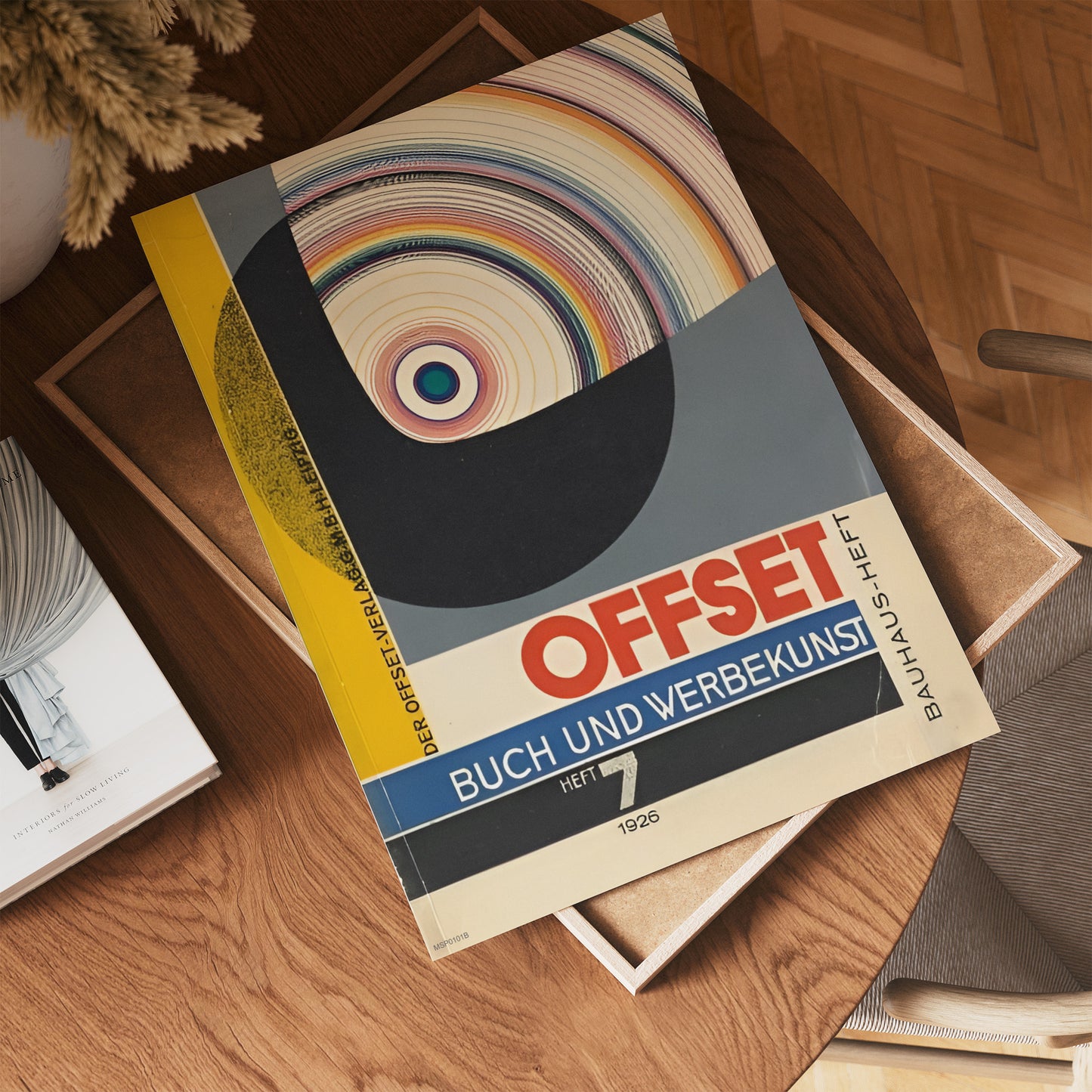 Bauhaus Magazine Cover By Joost Schmidt 1926 Vinatge Poster 30x40cm Art Print