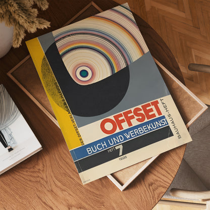 Bauhaus Magazine Cover By Joost Schmidt 1926 Vinatge Poster 30x40cm Art Print