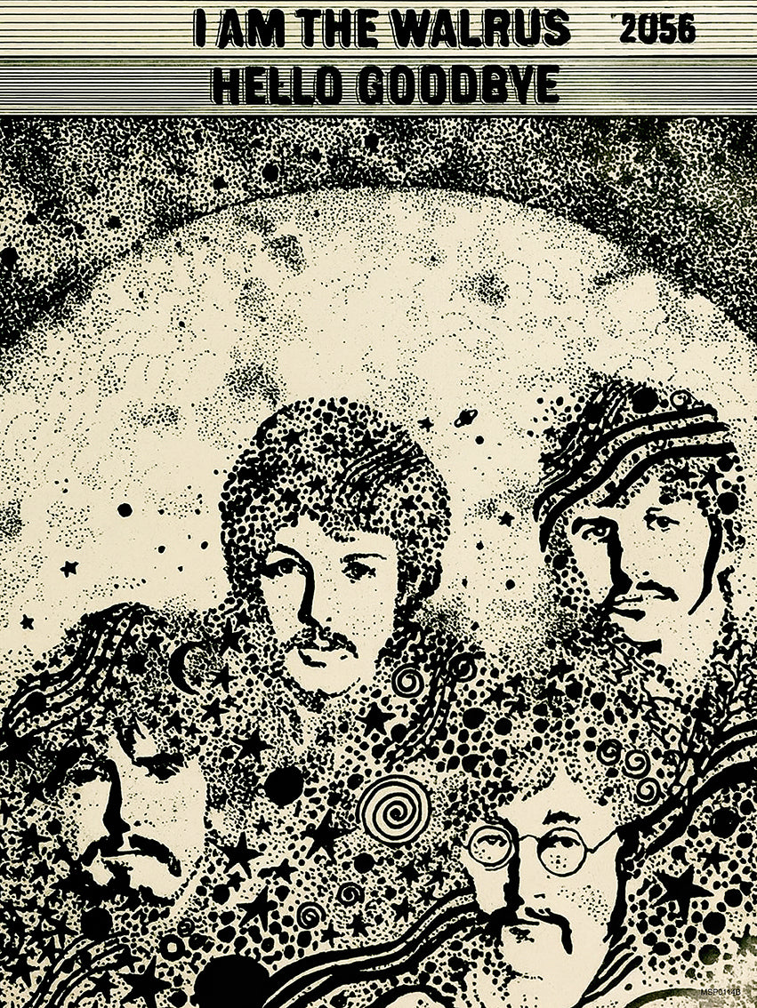 The Beatles "I am the Walrus" Advertisement 1967 Poster Art Print 30x40m