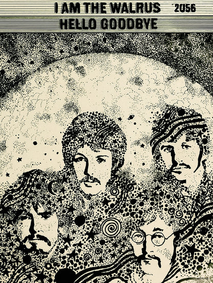 The Beatles "I am the Walrus" Advertisement 1967 Poster Art Print 30x40m