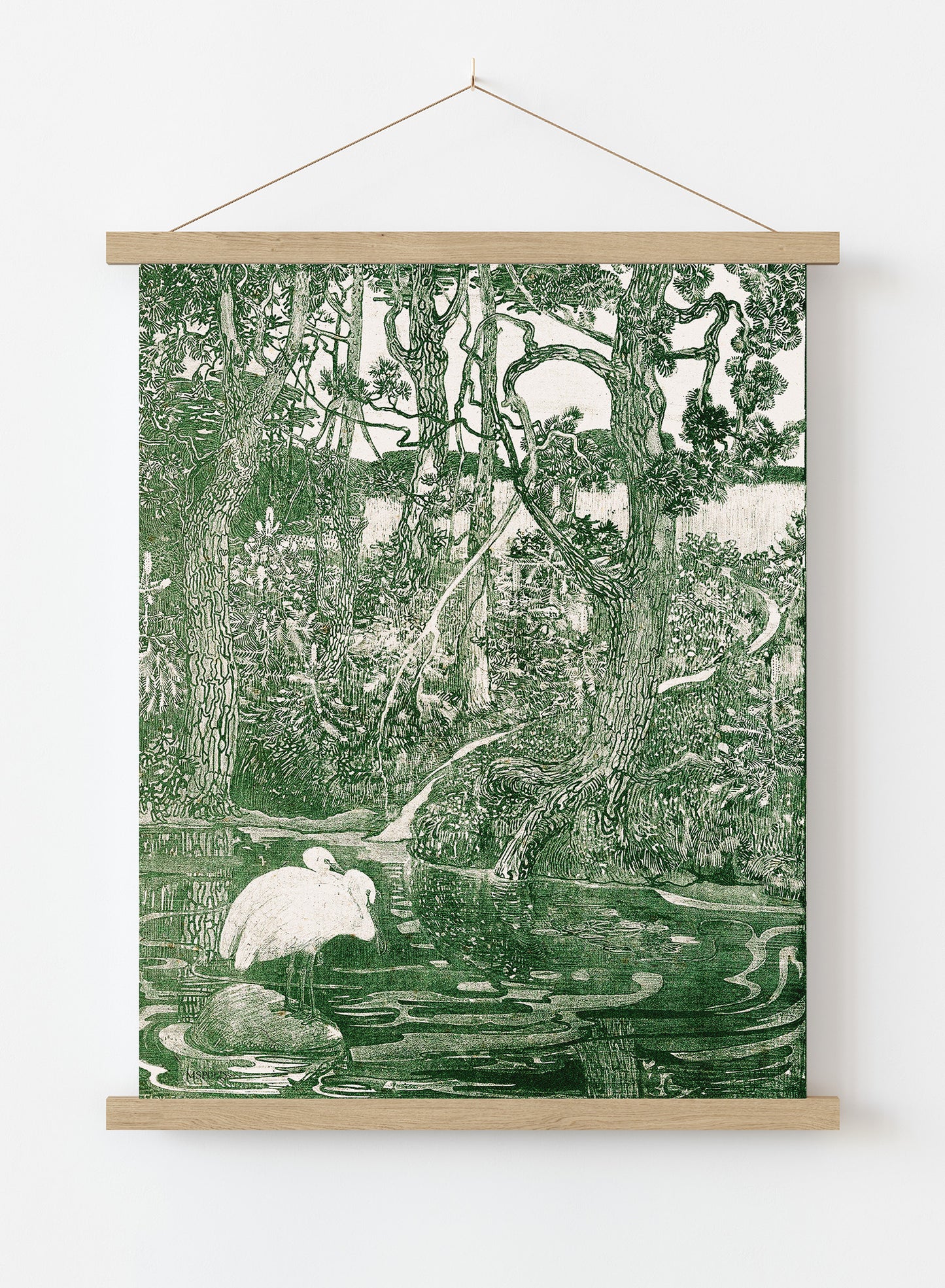 Two Herons By Theo Van Hoytema Vintage Poster Art Print Print – Theo Van Hoytema Vintage Poster Art Print Vintage Poster Wall Art 30x40cm Hanger