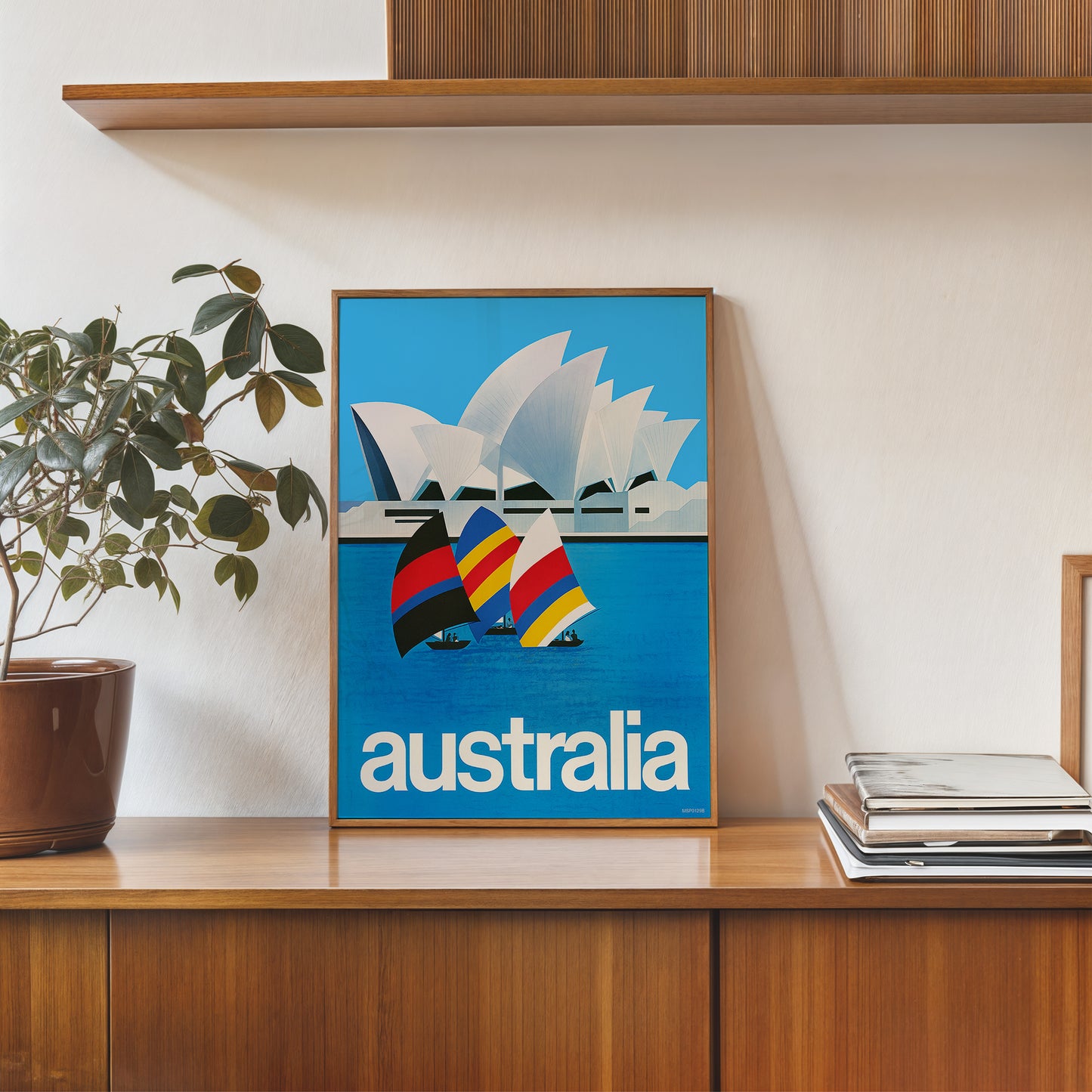 Austraila, Sydney, Vinatge Travel Poster 30x40cm Art Print