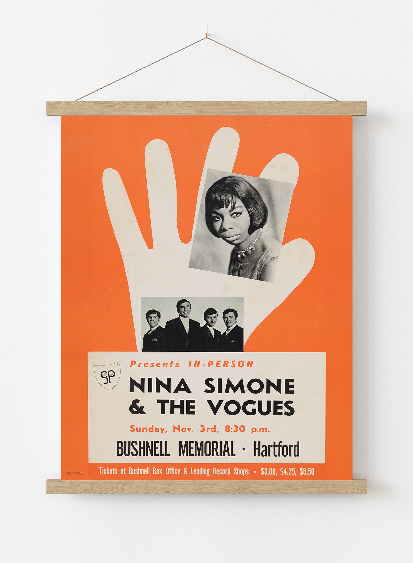 Nina Simone Vintage Tour Poster Vintage Poster Wall Art Print 30x40cm Hanger