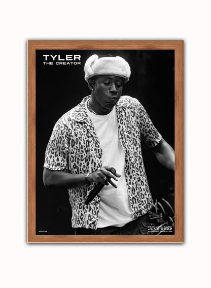Tyler the Creator June 2022 Poster Art Print 30x40m Vintage Poster Wall Art Print Dark Wood