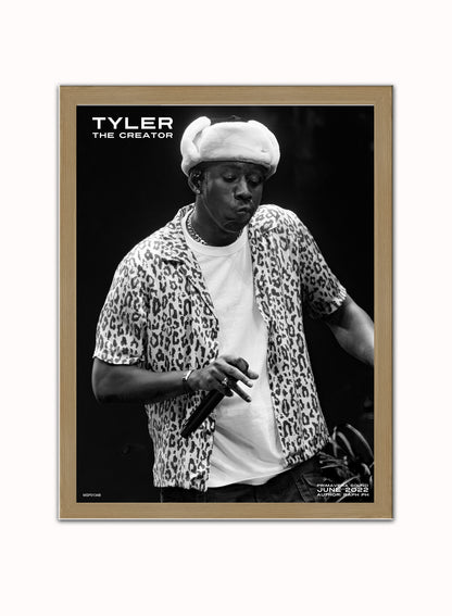 Tyler the Creator June 2022 Poster Art Print 30x40m Vintage Poster Wall Art Print Light Wood