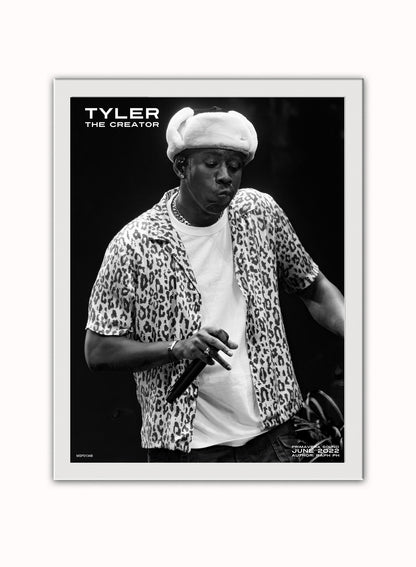 Tyler the Creator June 2022 Poster Art Print 30x40m Vintage Poster Wall Art Print White Frame