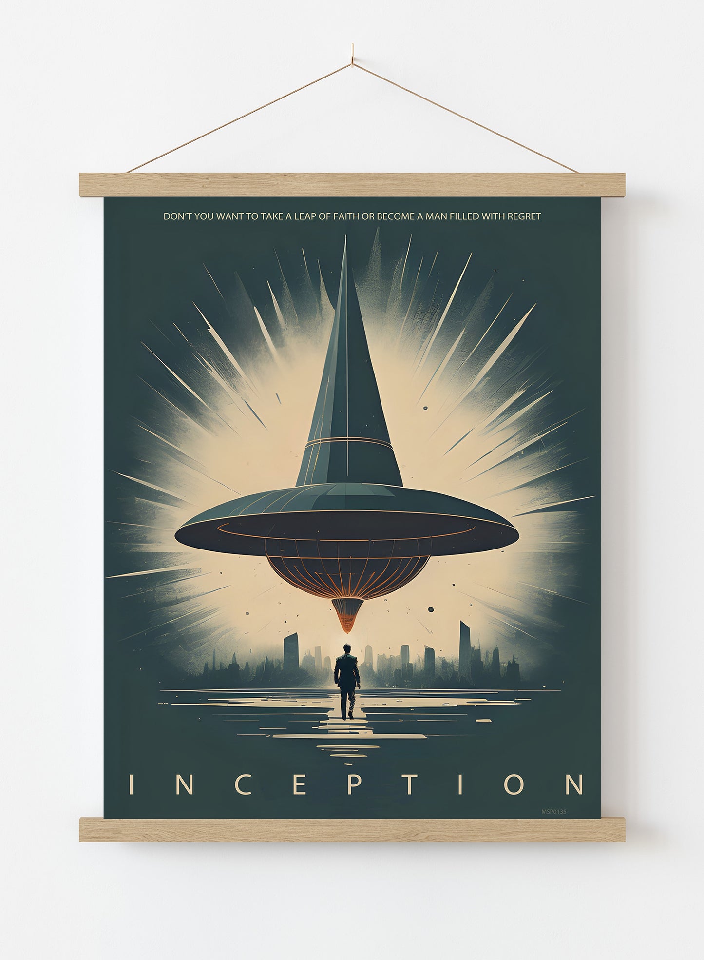 Inception "Totem" inspired Vintage Poster Wall Art Print 30x40cm Hanger