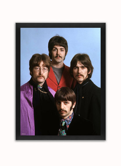 The Beatles by Henry Grossman Print – Henry Grossman Vintage Poster Wall Art 30x40cm Black Frame