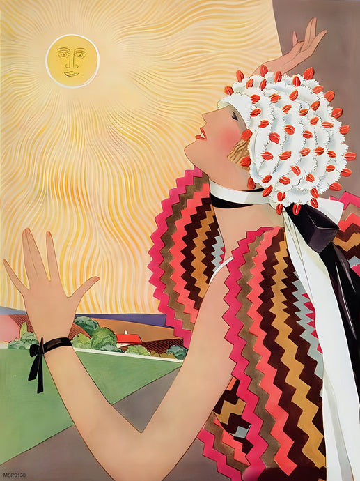 George Wolfe Plank Fashion Art Print  featured on Vogue Cover July 1922