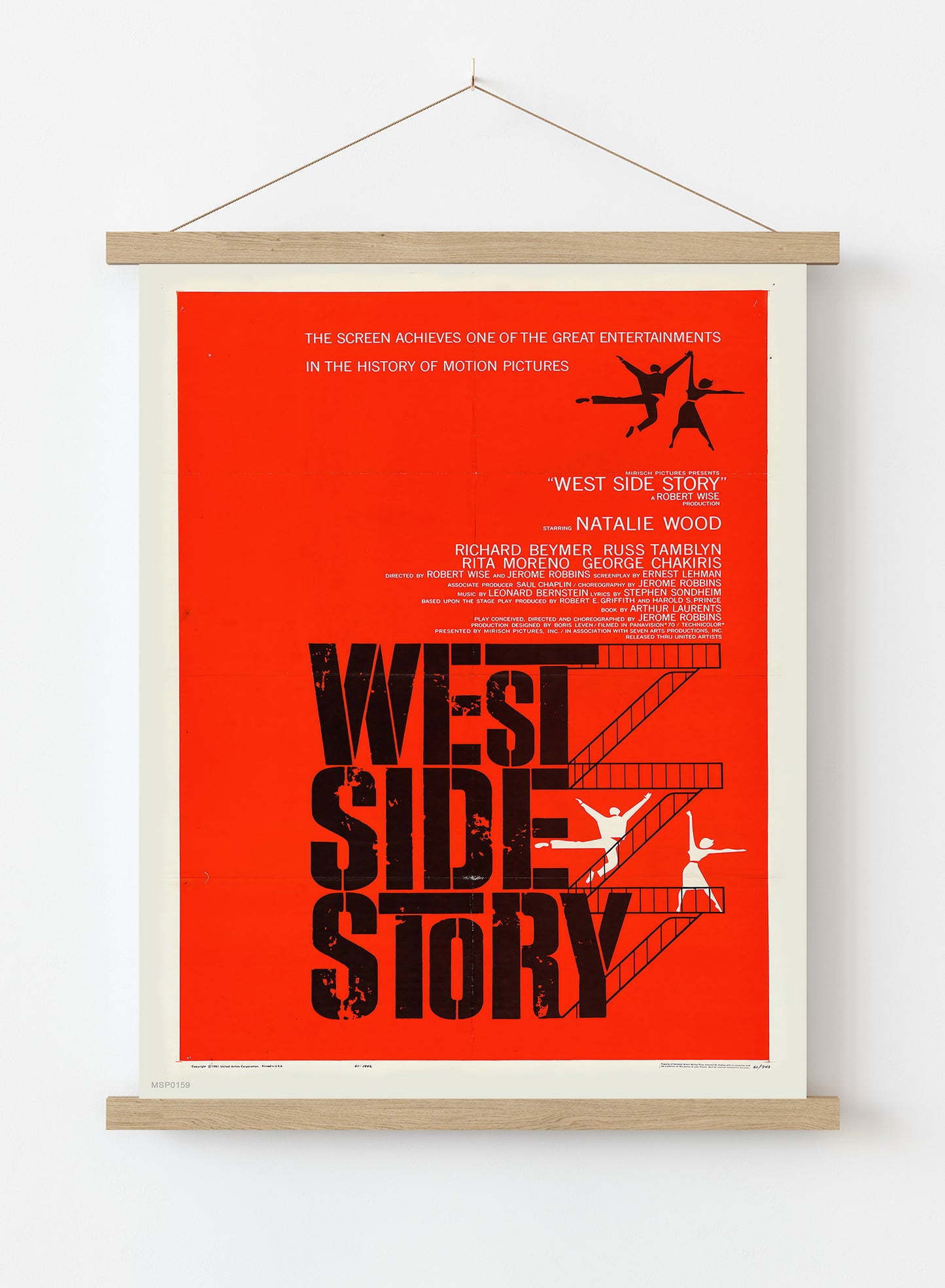 West Side Story Movie Poster Vintage Poster Wall Art Print 30x40cm Hanger