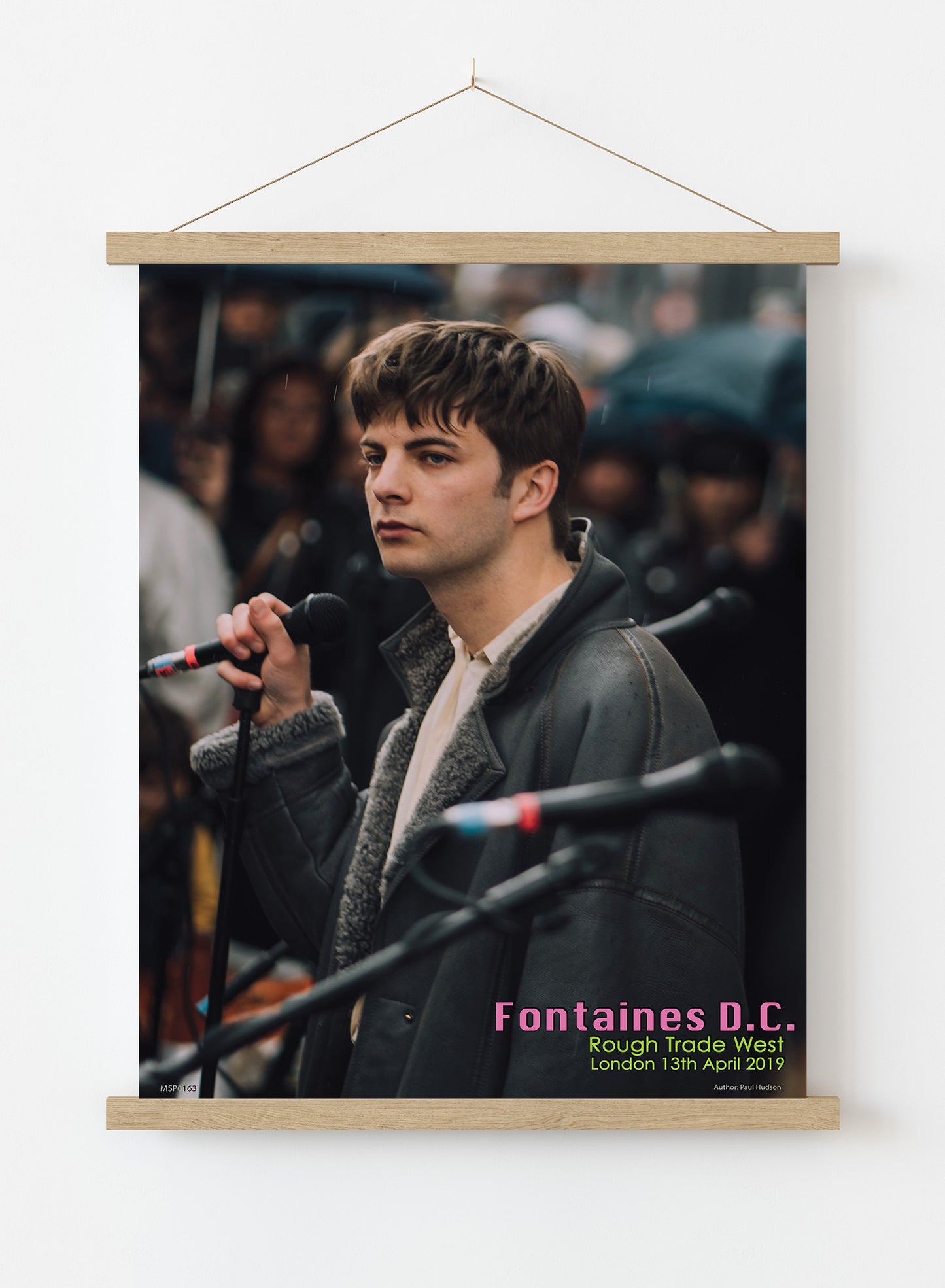 Fontaines D.C Live Poster Art Print 30x40m Vintage Poster Wall Art Print Hanger