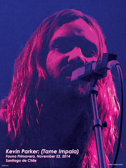 Tame Impala (Kevin Parker) Live Poster Art Print 30x40m