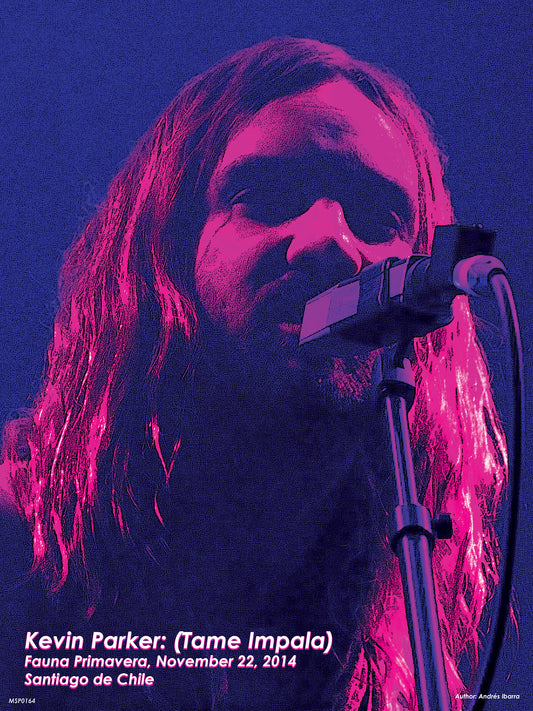 Tame Impala (Kevin Parker) Live Poster Art Print 30x40m