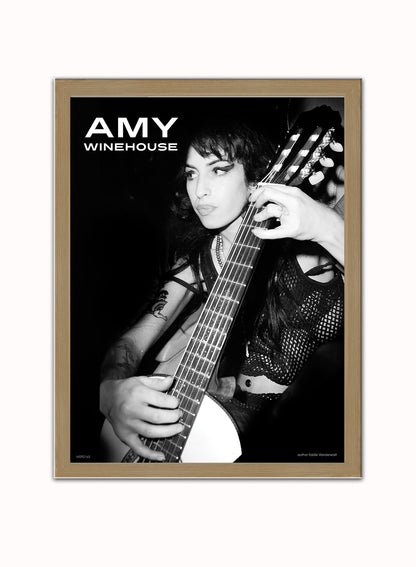 Amy Winehouse Poster Art Print 30x40m Vintage Poster Wall Art Print Light Wood