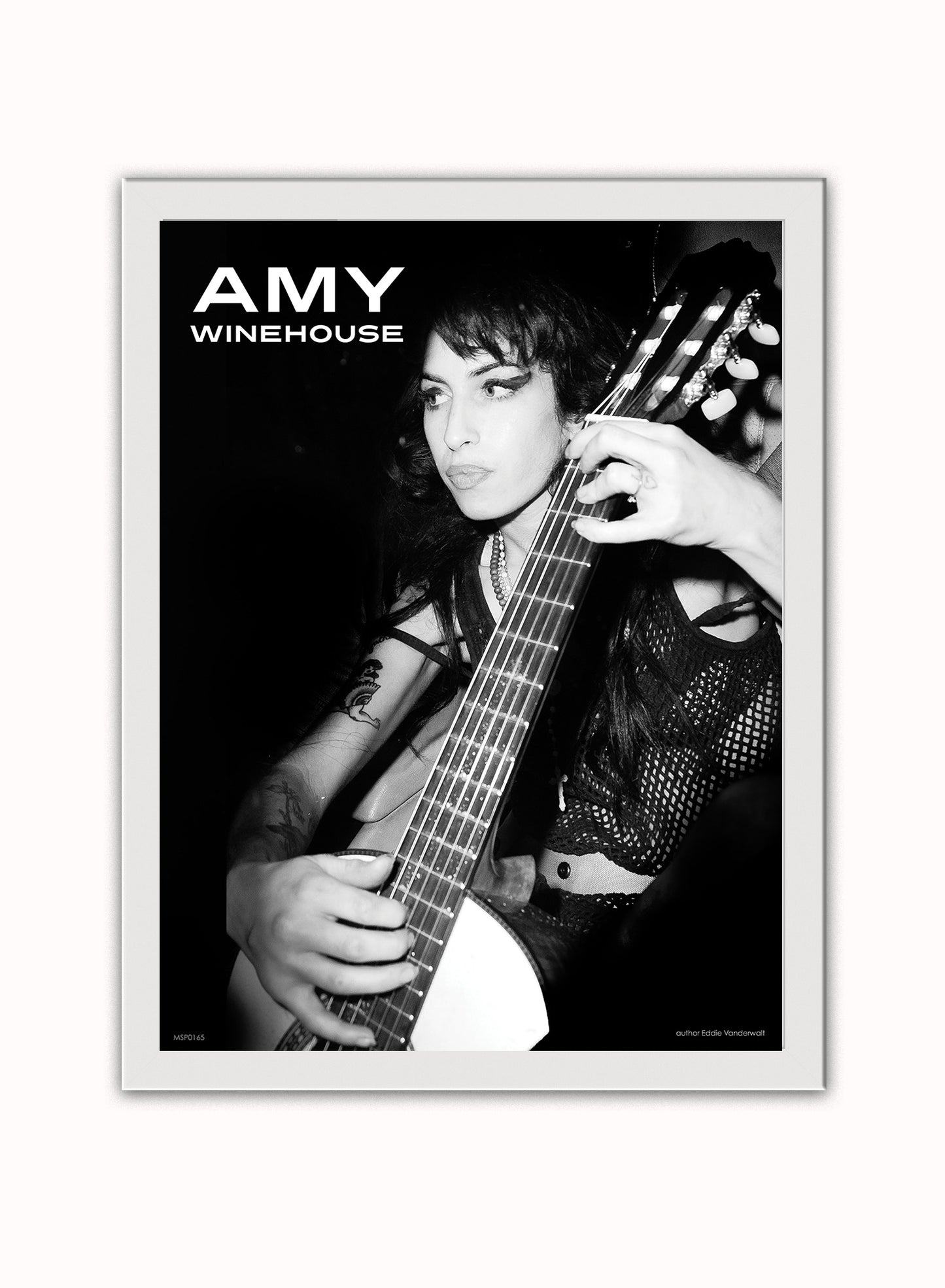 Amy Winehouse Poster Art Print 30x40m Vintage Poster Wall Art Print White Frame