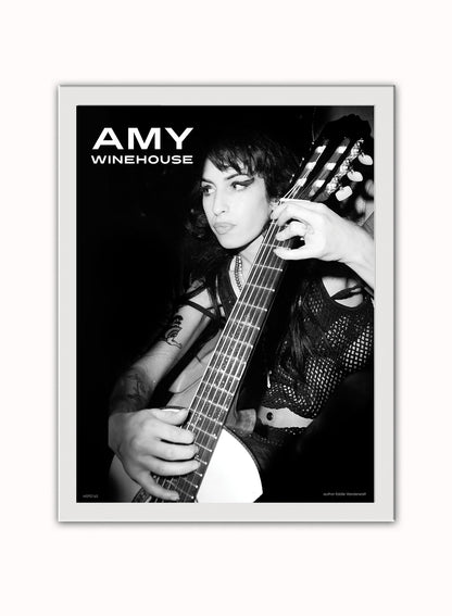 Amy Winehouse Poster Art Print 30x40m Vintage Poster Wall Art Print White Frame