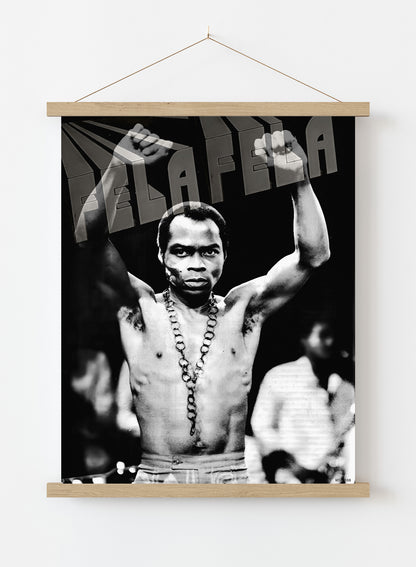 Fela Kuti Poster Art Print 30x40m Vintage Photo Wall Art Print Hanger