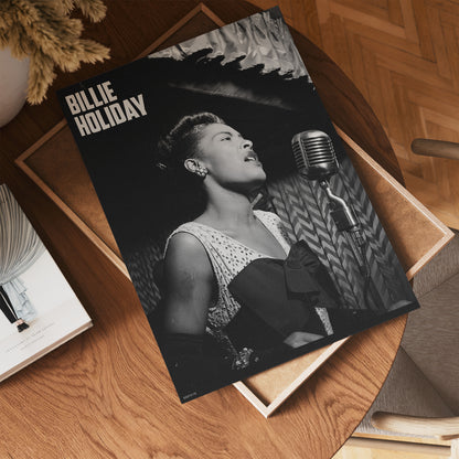 Billie Holiday performing at the Downbeat Club 1947 Poster Art Print 30x40m Vintage Photo Wall Art Print (Copy)