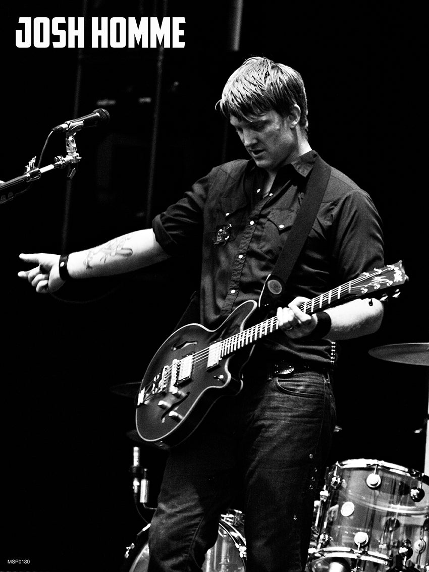 Josh Homme at Wireless Festival, 2007 Poster Art Print 30x40m Vintage Photo Wall Art Print