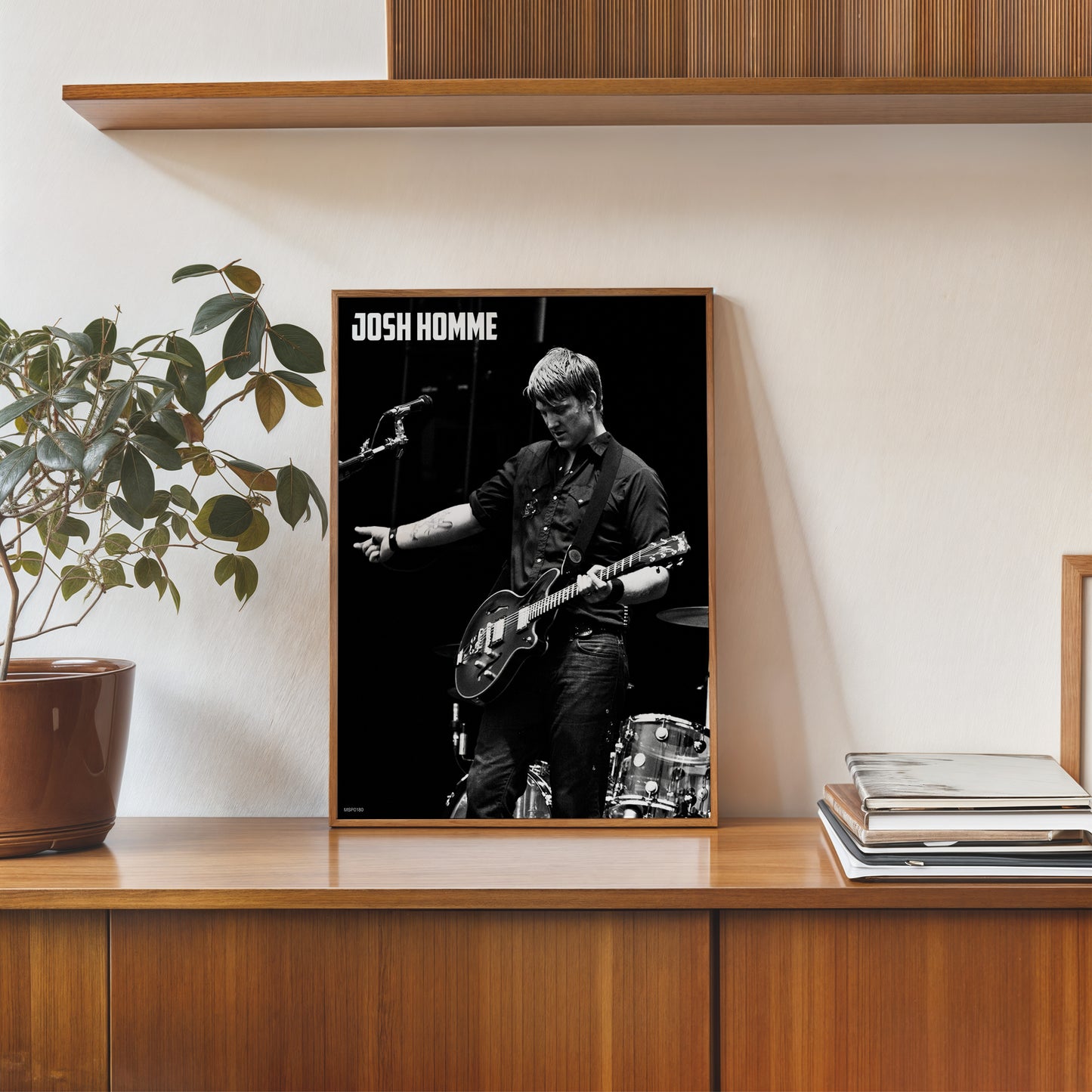 Josh Homme at Wireless Festival, 2007 Poster Art Print 30x40m Vintage Photo Wall Art Print