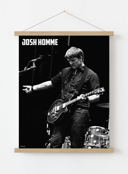 Josh Homme at Wireless Festival, 2007 Poster Art Print 30x40m Vintage Photo Wall Art Print Hanger