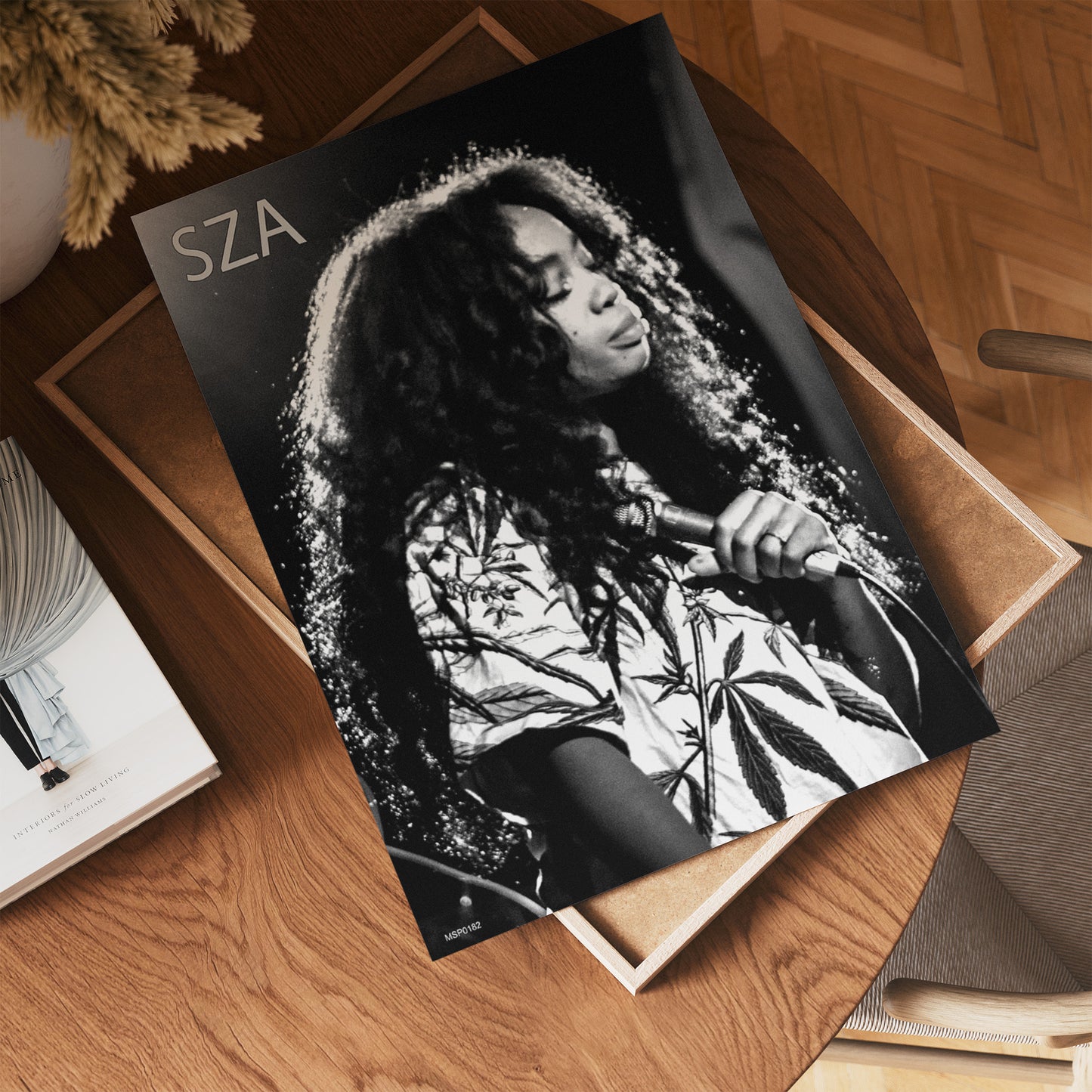 Photo of American R&B singer SZA (Solána Imani Rowe) 2014 Poster Art Print 30x40m Vintage Photo Wall Art Print