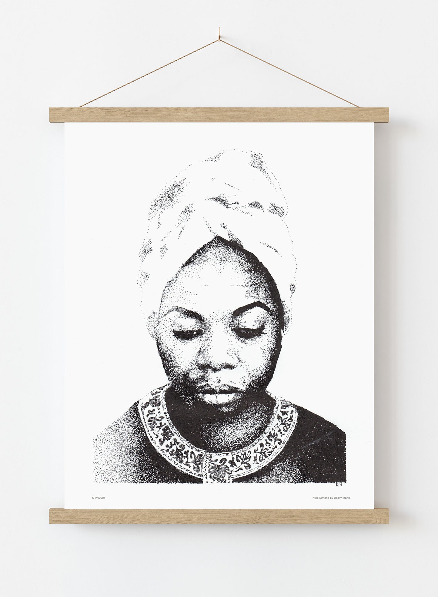 Nina Simone Poster Art Print Vintage Poster Wall Art Print 30x40cm Hanger