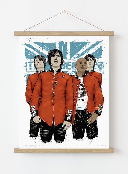 The Libertines, (Pete Doherty,) Poster art Print ( Vintage Poster Wall Art Print 40x30cm Hanger